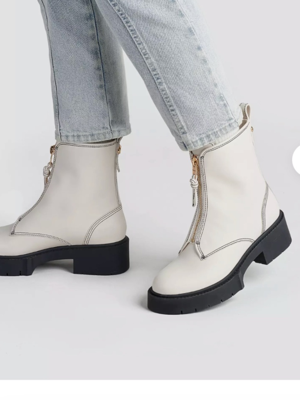 Coach Liza Leather Booties NWOT